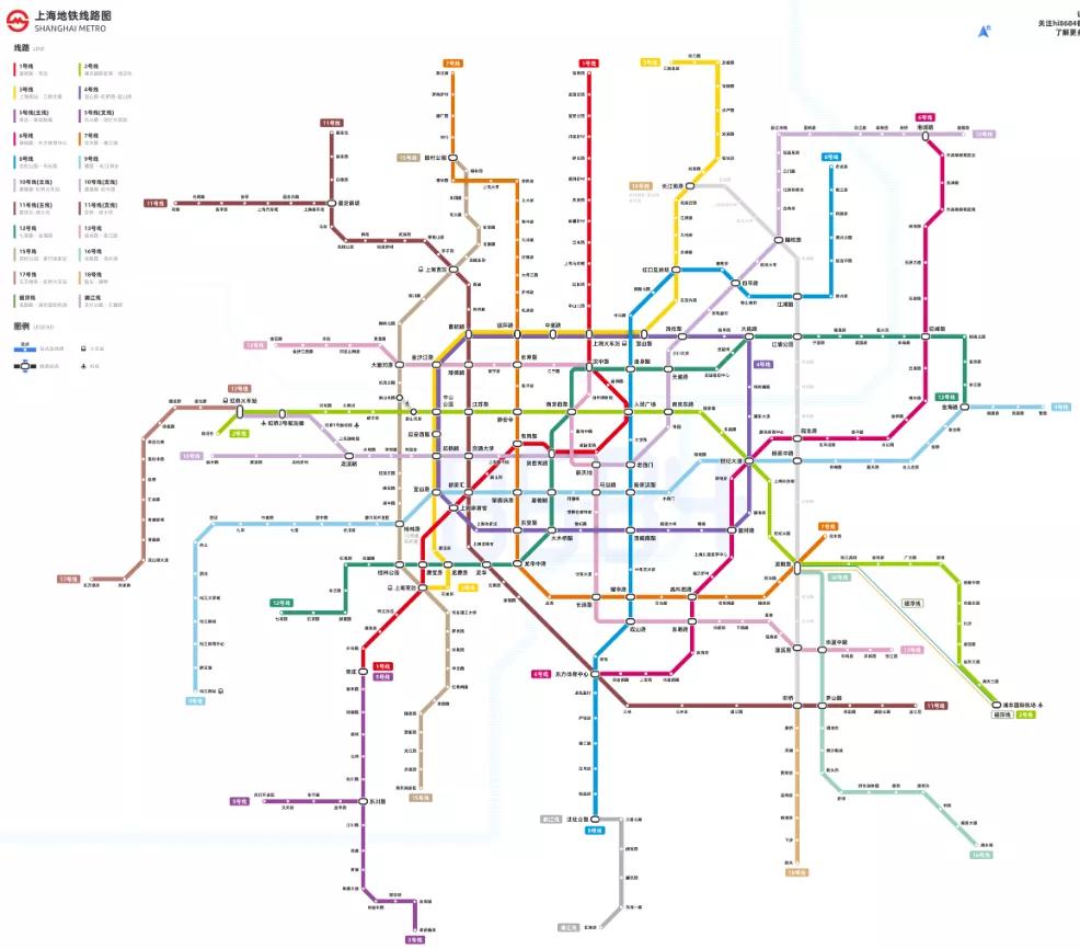 上海地铁线路图最新概览，繁华都市的交通脉络